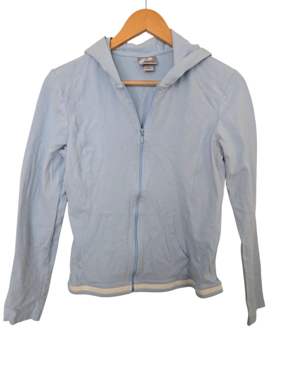 ProSpirit XL Light Blue Zip Up Hoodie Athletic Lightweight Jacket Womens